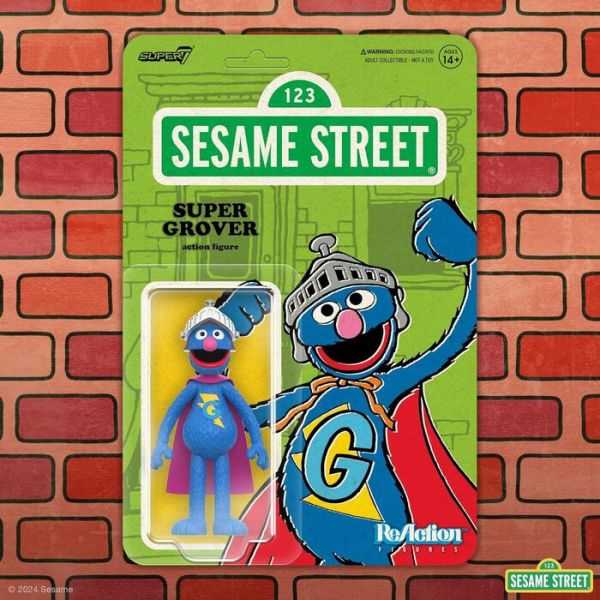 Super 7 芝麻街 格羅弗 Wave 03 3.75吋 可動完成品 Super 7 芝麻街 格羅弗 Wave 03 3.75吋 可動完成品
