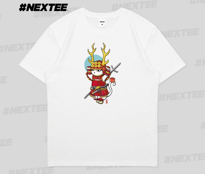NEXTee KONEKO 真田幸村 短袖T恤 白色＆黑色 NEXTee KONEKO 真田幸村 短袖T恤 白色＆黑色
