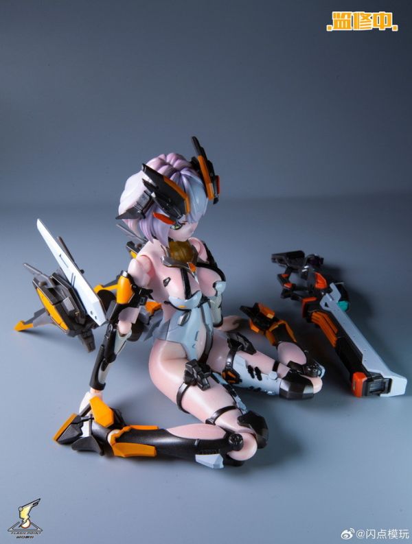 閃點模玩 1/12 半包膠機娘 靈姬系列 緋奈 可動完成品 閃點模玩 1/12 半包膠機娘 靈姬系列 緋奈 可動完成品