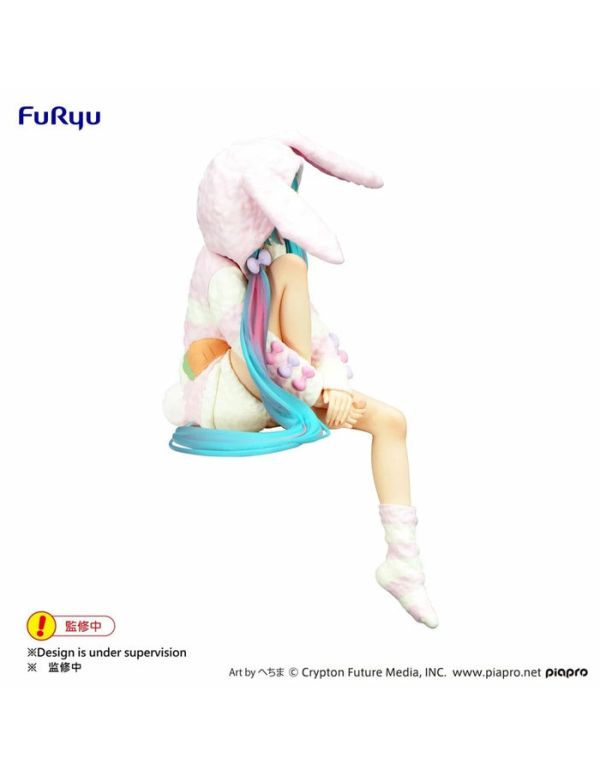 FURYU 景品 初音未來 兔耳帽T ver. 泡麵蓋公仔 FURYU 景品 初音未來 兔耳帽T ver. 泡麵蓋公仔