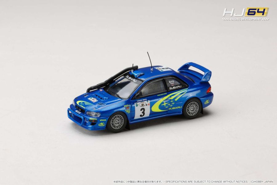 Hobby JAPAN 1/64 速霸陸 SUBARU IMPREZA WRC 2000 SAFARI #3 大賽3號車 HJR646041E Hobby JAPAN 1/64 速霸陸 SUBARU IMPREZA WRC 2000 SAFARI #3 大賽3號車 HJR646041E
