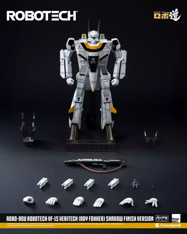 (預購) 特別式樣 threezero ROBO-DOU 超時空要塞 VF-1S 變形戰鬥機 洛福卡 寫實陰影塗裝版 20.3cm 3Z10796W0 20260825 threezero ROBO-DOU 超時空要塞 VF-1S 變形戰鬥機 洛福卡 明暗塗裝版 20.3cm 3Z10796W0