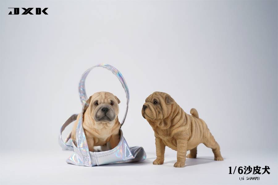 JXK 1/6 沙皮犬 動物系列 塗裝完成品 全4種 分別販售 JXK,1/6,沙皮犬,動物系列,塗裝完成品,全4種,分別販售,