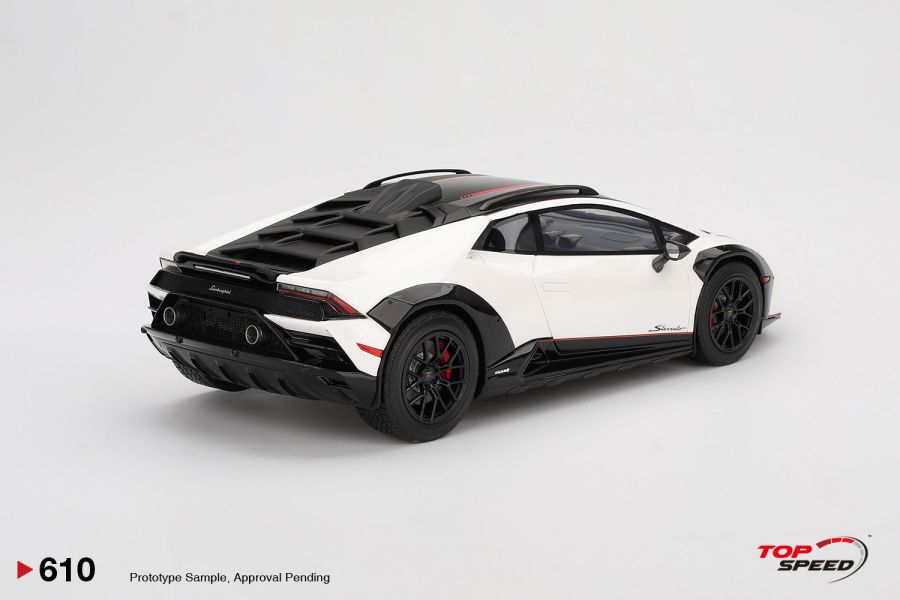 TOP SPEED 1/18 藍寶堅尼 Lamborghini Huracán Sterrato Bianco Asopo TS0610 TOP SPEED 1/18 藍寶堅尼 Lamborghini Huracán Sterrato Bianco Asopo TS0610