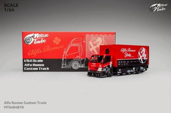 MicroTurbo 1/64 Gull Wing Gate Custom Truck Alfa Romeo MT6404B10 MicroTurbo 1/64 Gull Wing Gate Custom Truck Alfa Romeo MT6404B10