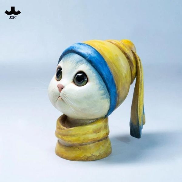 (預購) JXK 動物 戴珍珠耳環的貓 JXK330 20260319 JXK 動物 戴珍珠耳環的貓 JXK330