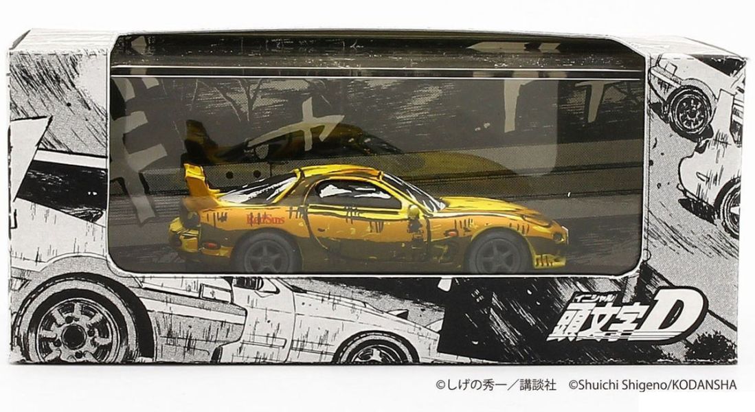 KYOSHO 京商 1/64 頭文字D 漫畫風塗裝版 合金迷你車 3入套組 KYOSHO 京商 1/64 頭文字D 漫畫風塗裝版 合金迷你車 3入套組
