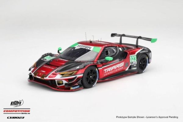 (預購) BBR 1/18 法拉利 Ferrari 296 GT3 #023 Triarsi Competizione 2025 IMSA Petit Le Mans CS18023 20260622 BBR 1/18 法拉利 Ferrari 296 GT3 #023 Triarsi Competizione 2025 IMSA Petit Le Mans CS18023