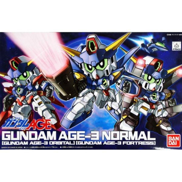 BANDAI SD鋼彈 BB戰士 372 鋼彈 AGE 3 基本型 / 軌道型 / 要塞型 機動戰士鋼彈 AGE 組裝模型 BANDAI SD鋼彈 BB戰士 372 鋼彈 AGE 3 基本型 / 軌道型 / 要塞型 機動戰士鋼彈 AGE 組裝模型