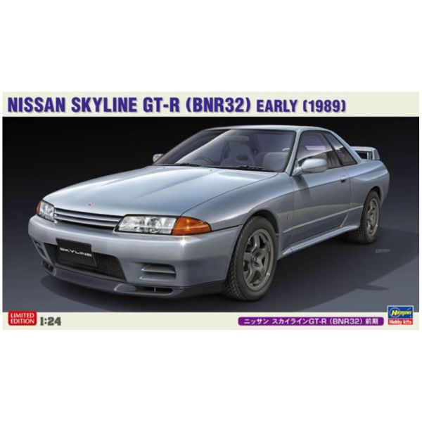 HASEGAWA 長谷川 1/24 日產 Nissan Skyline GT-R BNR32 前期 組裝模型 HASEGAWA 長谷川 1/24 日產 Nissan Skyline GT-R BNR32 前期 組裝模型