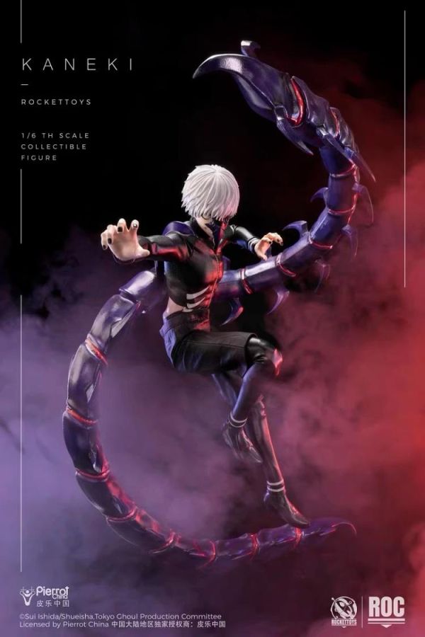 (預購) ROCKETTOYS 正版授權 1/6 東京喰種 金木研 KANEKI 戰鬥服Ver 可動完成品 20260716 ROCKETTOYS 正版授權 1/6 東京喰種 金木研 KANEKI 戰鬥服Ver 可動完成品