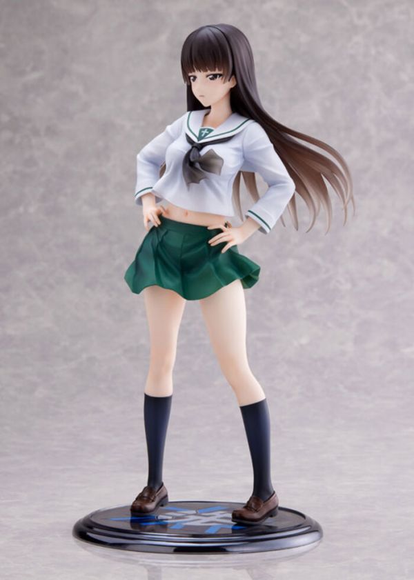[再販] WAVE 1/7 少女與戰車 西住志穗 大洗女子學園制服ver. PVC完成品 DT-192 [再販] WAVE 1/7 少女與戰車 西住志穗 大洗女子學園制服ver. PVC完成品 DT-192