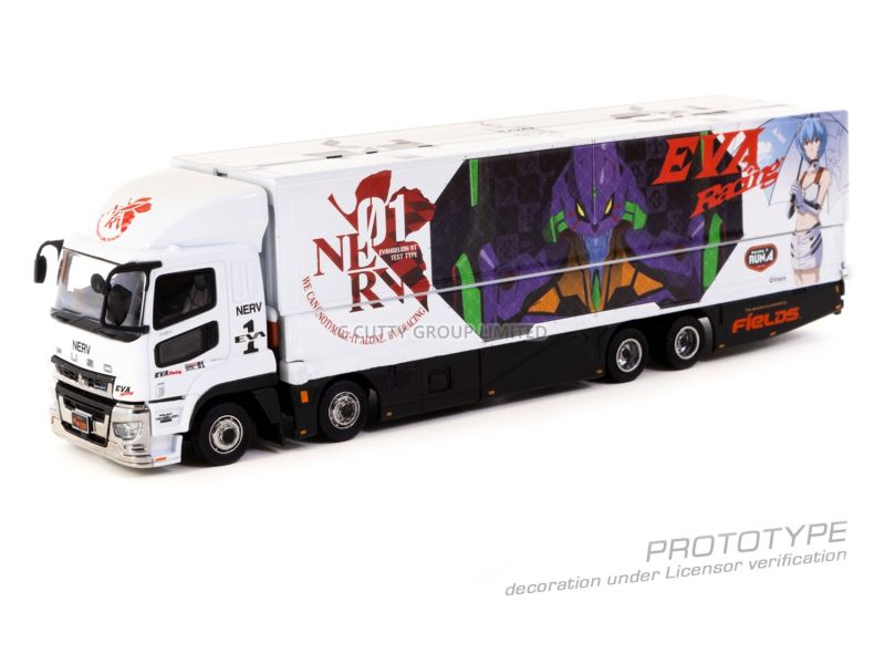 TARMAC WORKS 1/64 三菱 Mitsubishi Fuso Super Great EVA Racing 新世紀福音戰士 大貨車 TARMAC WORKS 1/64 三菱 Mitsubishi Fuso Super Great EVA Racing 新世紀福音戰士 大貨車