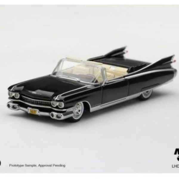 (預購) [吊卡版] MINIGT 1/64 凱迪拉克 Cadillac Eldorado Biarritz 1959 Black LHD MGT01379-BL 20260924 [吊卡版] MINIGT 1/64 凱迪拉克 Cadillac Eldorado Biarritz 1959 Black LHD MGT01379-BL