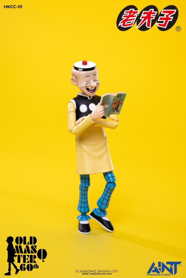 (預購) AINT 1/12 老夫子 60週年紀念版 HKCC-01 可動完成品 20260122 AINT 1/12 老夫子 60週年紀念版 HKCC-01 可動完成品
