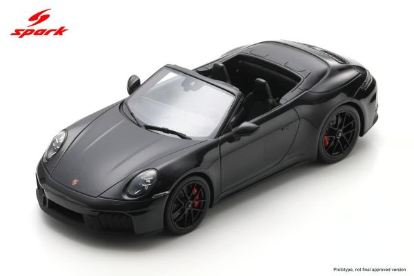 (預購) Spark 1/18 保時捷 Porsche 911 Carrera 4 GTS Cabriolet (992.2)  - Jet Black Metallic 18S1046 20260824 Spark 1/18 保時捷 Porsche 911 Carrera 4 GTS Cabriolet (992.2)  - Jet Black Metallic 18S1046