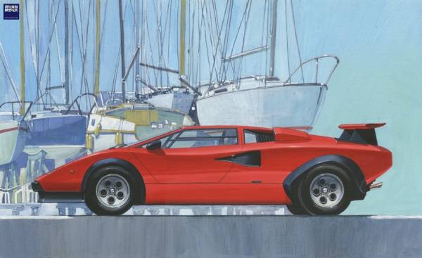 1/24 Lamborghini Countach LP500S FUJIMI RS12 富士美 組裝模型 FUJIMI,富士美,1/24,RS,Lamborghini,Countach,LP500s,,組裝模型,