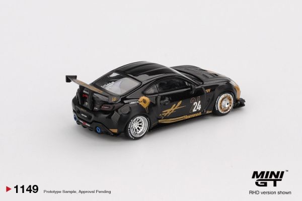 (預購) MINIGT 1/64 豐田 Toyota GR86 LB NationBlack / Gold RHD 右駕 盒裝版 MGT01149-R 20251030 MINIGT 1/64 豐田 Toyota GR86 LB★NationBlack / Gold RHD 右駕 盒裝版 MGT01149-R