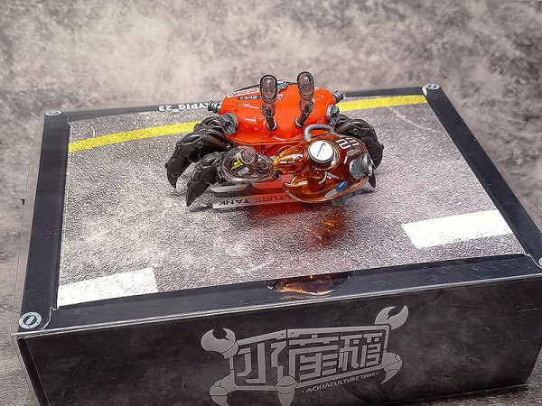 橘貓工業 水產箱008 招潮蟹 銀紅色 組裝模型 橘貓工業 水產箱008 招潮蟹 銀紅色 組裝模型