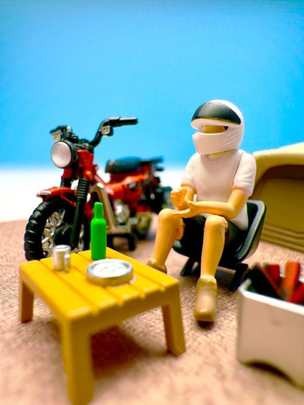 TOMYTEC 1/64 Diocolle64 CarSnap 30a Solo Camping 單人戶外露營人偶配件 附 Honda CT125 Hunter Cub) TOMYTEC 1/64 Diocolle64 CarSnap 30a Solo Camping 單人戶外露營人偶配件 附 Honda CT125 Hunter Cub)