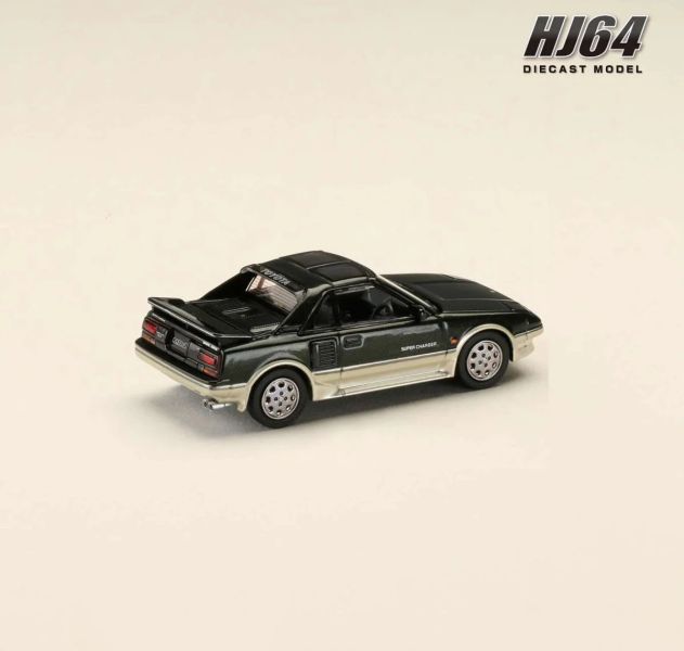 Hobby JAPAN 1/64 豐田 Toyota MR2 1600G-LIMITED SUPER CHARGER 1988 T型天窗 幽黑銀(雙色) Hobby JAPAN 1/64 豐田 Toyota MR2 1600G-LIMITED SUPER CHARGER 1988 T型天窗 幽黑銀(雙色)