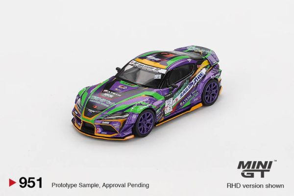 [吊卡版] MINIGT 1/64 豐田 Toyota GR Supra KUHL 2021 D1GP EVANGELION RACING MGT00951-BL [吊卡版] MINIGT 1/64 豐田 Toyota GR Supra KUHL 2021 D1GP EVANGELION RACING MGT00951-BL