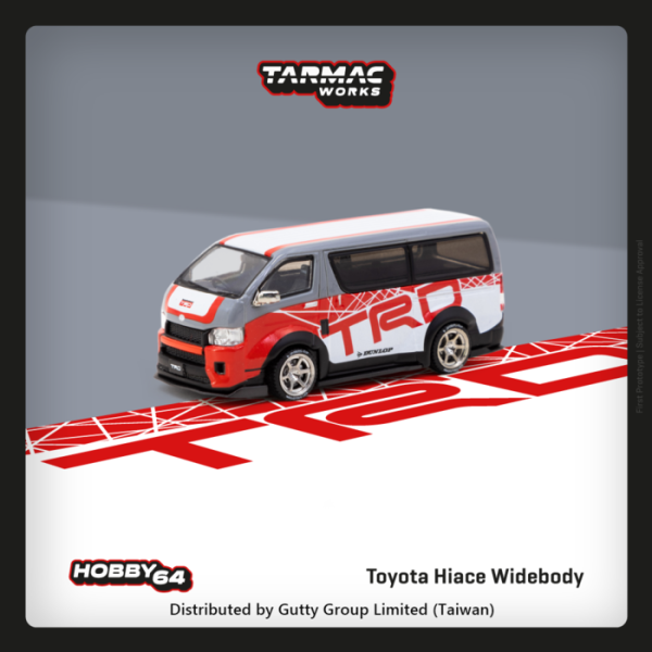 TARMAC WORKS 1/64 豐田 Toyota Hiace Widebody TRD 寬體海獅 T64-038-TRD TARMAC WORKS 1/64 豐田 Toyota Hiace Widebody TRD 寬體海獅 T64-038-TRD