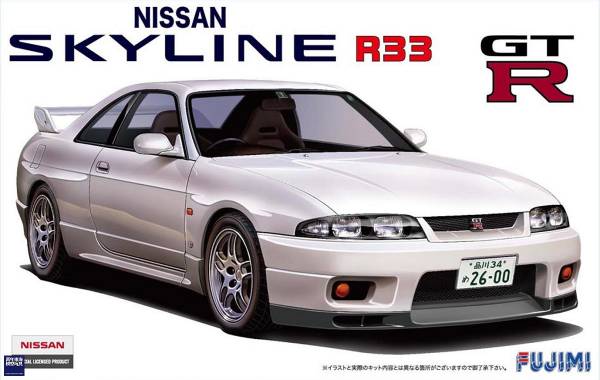 1/24 Nissan R33 Skyline GT-R 1995 FUJIMI ID19 富士美 組裝模型 FUJIMI,1/24,ID,Nissan,R33,Skyline,GT-R,1995,