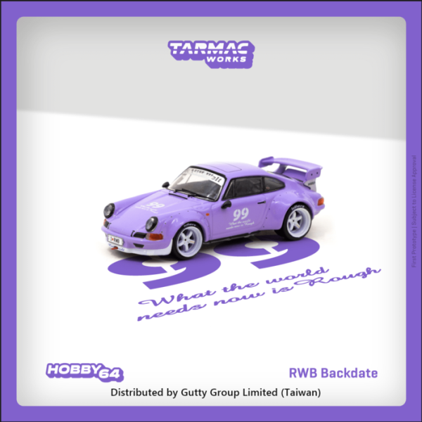 TARMAC WORKS 1/64 保時捷 Porsche RWB Backdate 紫羅蘭色 T64-046-VI TARMAC WORKS 1/64 保時捷 Porsche RWB Backdate 紫羅蘭色 T64-046-VI