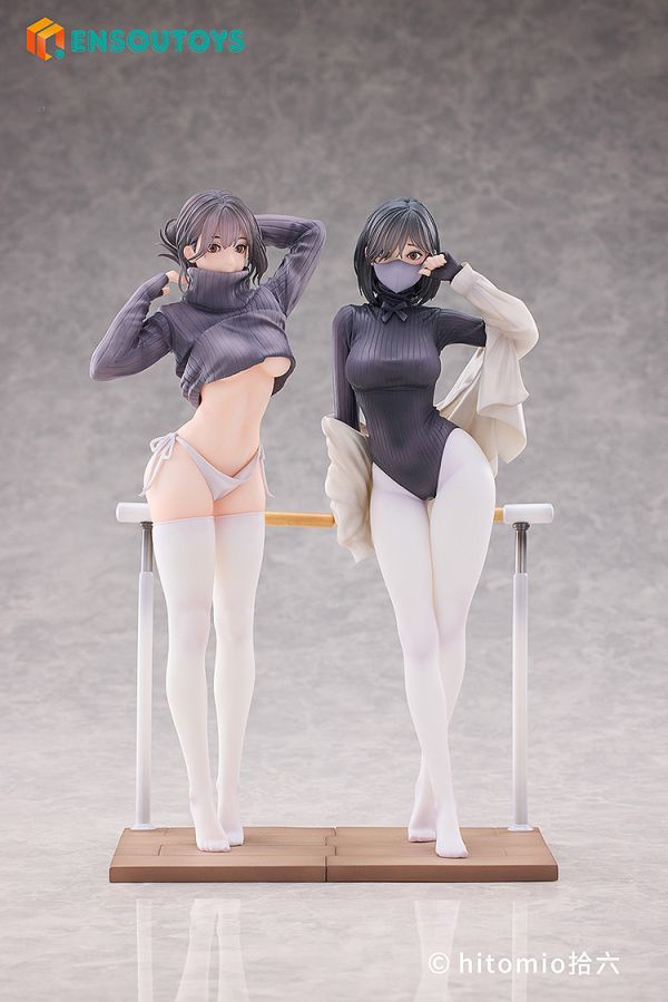 ENSOUTOYS 1/7 hitomio拾六 吉他妹妹＆昇玖老師的舞踏教室 套組 PVC ENSOUTOYS 1/7 hitomio拾六 吉他妹妹＆昇玖老師的舞踏教室 套組 PVC