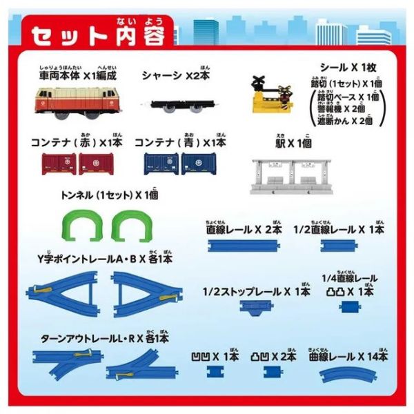 TAKARATOMY 台鐵貨運列車軌道變化組 TAKARATOMY 台鐵貨運列車軌道變化組