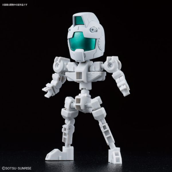 BANDAI SD鋼彈 SDCS OP-03 骨架 白 組裝模型 BANDAI,SD鋼彈,SDCS,OP-03,骨架,白,組裝模型,