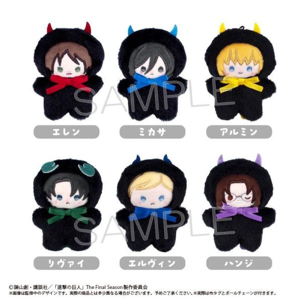(預購) Tapioca 盲盒 進擊的巨人 惡魔ver. 扁扁玩偶 全6種 一中盒6入販售 20260917 Tapioca 盲盒 進擊的巨人 惡魔ver. 扁扁玩偶 全6種 一中盒6入販售