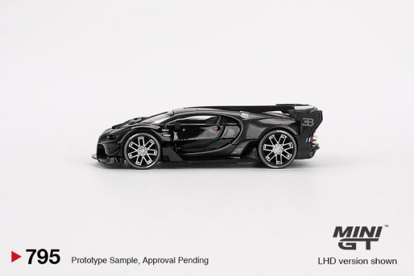 MINIGT 1/64 布加提 Bugatti Vision Gran Turismo 幻象GT 黑色 MGT00795-L MINIGT 1/64 布加提 Bugatti Vision Gran Turismo 幻象GT 黑色 MGT00795-L