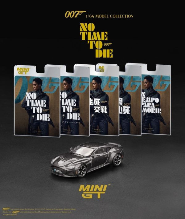 MINIGT 1/64 奧斯頓馬丁 Aston Martin DBS "No Time To Die" 詹姆士龐德 007:生死交戰 English Blister Packaging 英文吊卡包裝 MGT00904-007E MINIGT 1/64 奧斯頓馬丁 Aston Martin DBS "No Time To Die" 詹姆士龐德 007:生死交戰 English Blister Packaging 英文吊卡包裝 MGT00904-007E