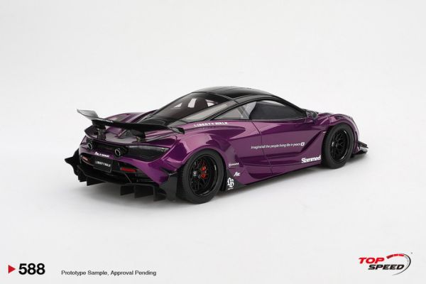 TOP SPEED 1/18 麥拉倫 McLaren 720S LB Works Purple TS0588 TOP SPEED 1/18 麥拉倫 McLaren 720S LB★Works Purple TS0588