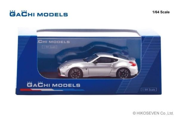 (預購) GACHI MODELS 1/64 日產 Nissan Fairlady Z nismo (Z34) 2014 Brilliant Silver 璀璨銀 GM64002SL 20260615 GACHI MODELS 1/64 日產 Nissan Fairlady Z nismo (Z34) 2014 Brilliant Silver 璀璨銀 GM64002SL