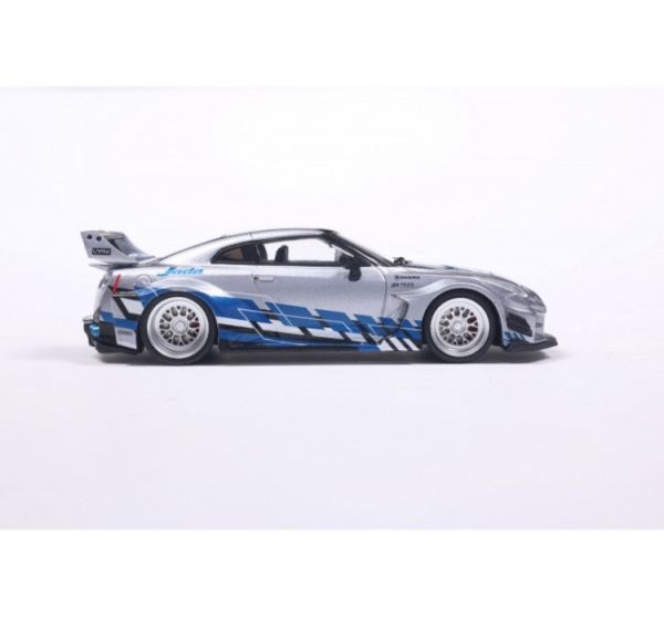 (預購) SOLIDO 1/43 日產 NISSAN GT-R (R35) LIBERTY WALK SILHOUETTE SILVER AND BLUE STRIPES 2020 S4311211 20251204 SOLIDO 1/43 日產 NISSAN GT-R (R35) LIBERTY WALK SILHOUETTE SILVER AND BLUE STRIPES 2020 S4311211
