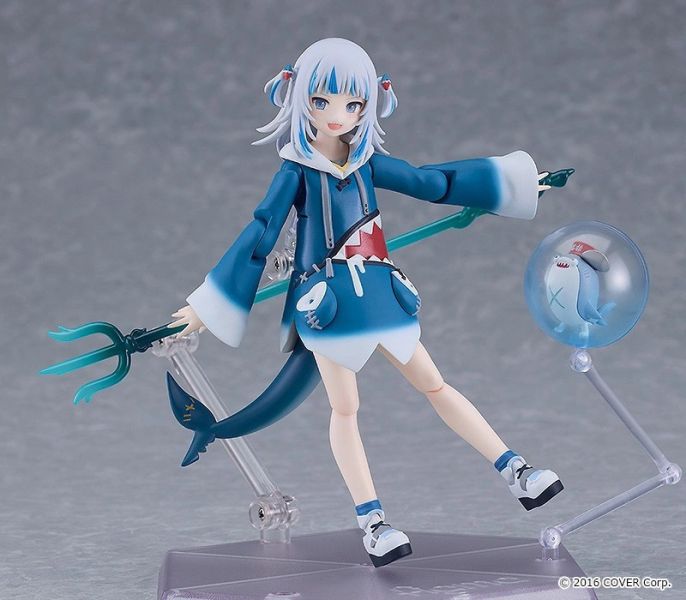 Good Smile figma 618 hololive 噶嗚古拉 Gawr Gura 鯊鯊 可動完成品 Good Smile figma 618 hololive 噶嗚古拉 Gawr Gura 鯊鯊 可動完成品