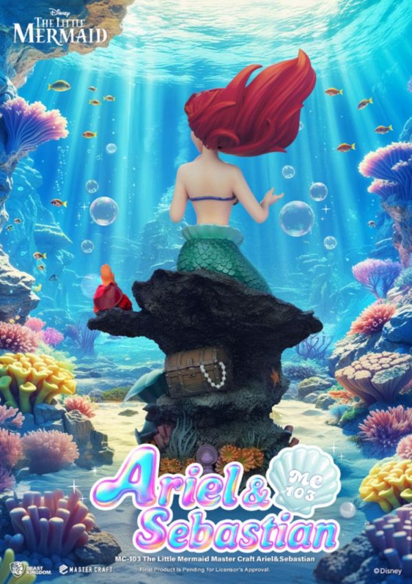 (預購) 野獸國 小美人魚 極匠系列 愛麗兒與賽巴斯汀 MC-103 已塗裝完成品 20251229 野獸國 小美人魚 極匠系列 愛麗兒與賽巴斯汀 MC-103 已塗裝完成品
