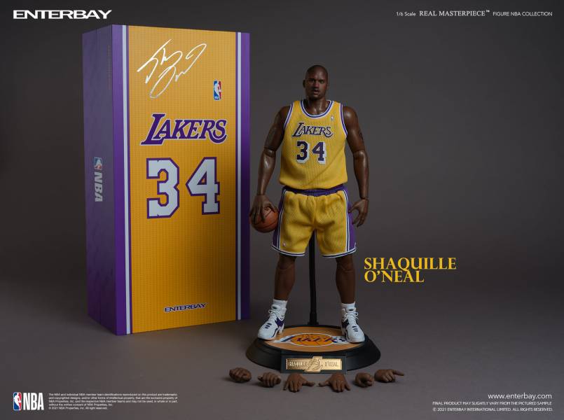絕版斷貨中 ENTERBAY 1/6 NBA 湖人隊 Shaquille O'Neal 俠客歐尼爾 可動公仔 ENTERBAY,1/6,NBA,湖人隊,Shaquille O'Neal,俠客歐尼爾,可動,公仔,俠客,歐尼爾,大掃帚,