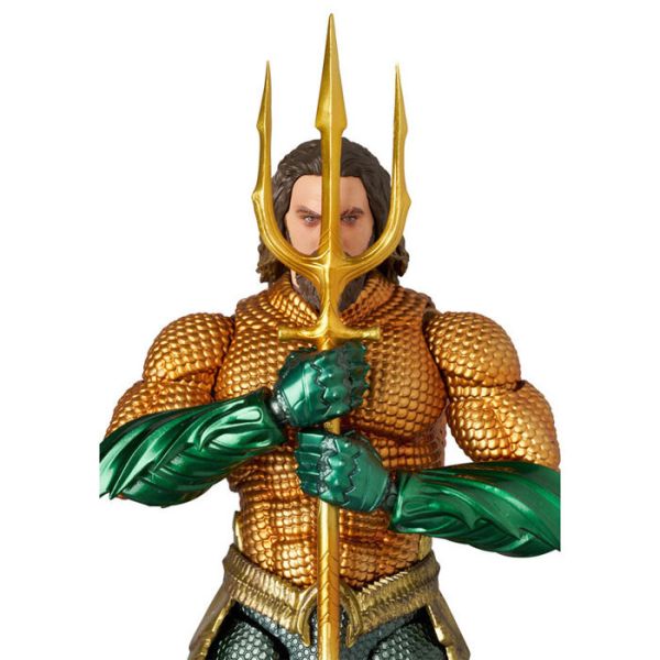 Medicom Toy MAFEX 水行俠：失落王國 水行俠 金綠戰服ver. 可動完成品 Medicom Toy MAFEX 水行俠：失落王國 水行俠 金綠戰服ver. 可動完成品