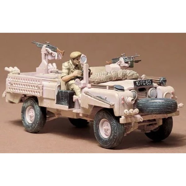 TAMIYA 田宮模型 35076 1/35 英國 S.A.S. Land Rover Pink Panther 組裝模型 TAMIYA 田宮模型 35076 1/35 英國 S.A.S. Land Rover Pink Panther 組裝模型