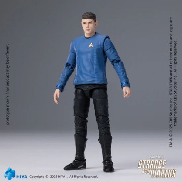 Hiya Toys 極致迷你系列 1/18 10.5CM 星際爭霸戰 奇異新世界 史巴克 可動完成品 EMS0196 Hiya Toys 極致迷你系列 1/18 10.5CM 星際爭霸戰 奇異新世界 史巴克 可動完成品 EMS0196