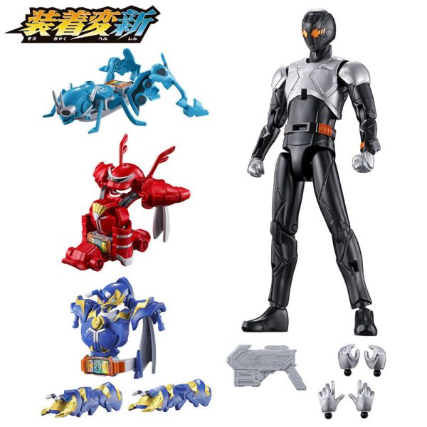BANDAI 假面騎士 GOTCHARD 蒸氣蝗蟲＆壯烈滑板＆螞蟻摔角手公仔套組 BANDAI 假面騎士 GOTCHARD 蒸氣蝗蟲＆壯烈滑板＆螞蟻摔角手公仔套組