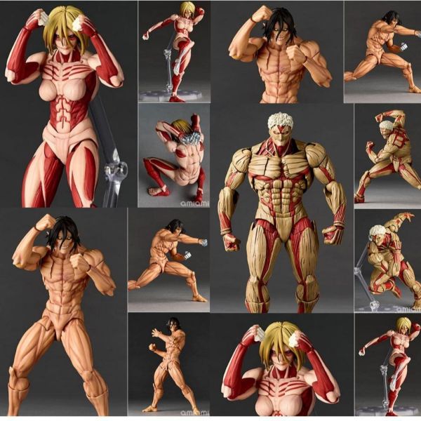 (預購) [再販] Kaiyodo 海洋堂 Revoltech 驚奇山口 艾連·葉卡 巨人 / 女巨人 / 鎧之巨人 進擊的巨人 可動完成品 分別販售 20261117 [再販] Kaiyodo 海洋堂 Revoltech 驚奇山口 艾連·葉卡 巨人 / 女巨人 / 鎧之巨人 進擊的巨人 可動完成品 分別販售
