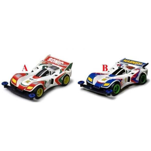 (預購) TAMIYA Full Cowl 爆走兄弟 迷你四驅車 A. 音速戰神 Sonic Saber B. 衝鋒戰神 Magnum Saber  分別販售 20261015 TAMIYA Full Cowl 爆走兄弟 迷你四驅車 A. 音速戰神 Sonic Saber B. 衝鋒戰神 Magnum Saber  分別販售