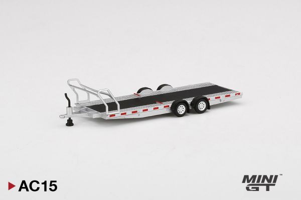 MINIGT 1/64 汽車拖車 TypeA 銀  MINIGT,1/64,汽車拖車,TypeA,銀, 