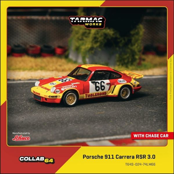 (預購) TARMAC WORKS 1/64 保時捷 Porsche 911 Carrera RSR 3.0 24h Le Mans 1974 #66 T64S-024-74LM66 (預購) TARMAC WORKS 1/64 保時捷 Porsche 911 Carrera RSR 3.0 24h Le Mans 1974 #66 T64S-024-74LM66