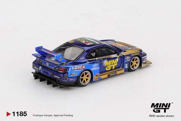 (預購) [吊卡版] MINIGT 1/64 日產 Nissan LB-Super Silhouette S15 SILVIA #555 Team MINI GT Liberty Walk 2025 Formula Drift Halloween Special RHD MGT01185-BL 20260115 [吊卡版] MINIGT 1/64 日產 Nissan LB-Super Silhouette S15 SILVIA #555 Team MINI GT Liberty Walk 2025 Formula Drift Halloween Special RHD MGT01185-BL